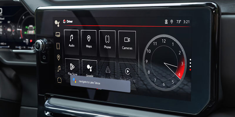 The dashboard technology for 2026 GMC Sierra 1500