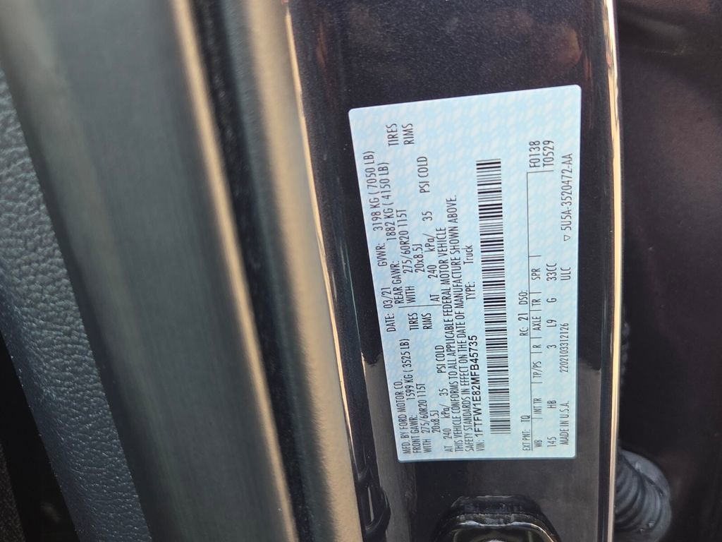 2021 Ford F-150 LARIAT