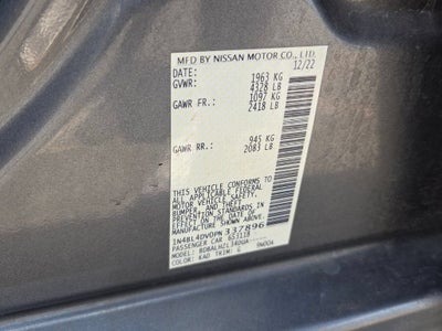 2023 Nissan Altima SV FWD