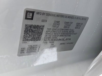 2019 GMC Sierra 1500 SLT