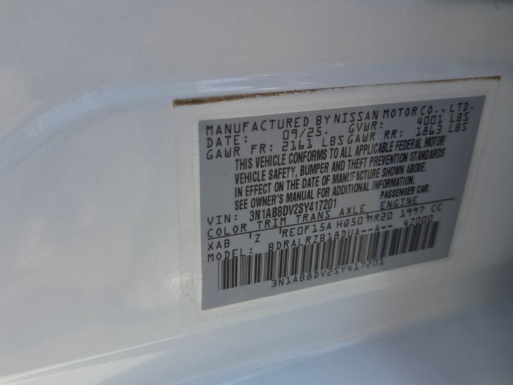 2025 Nissan Sentra SR