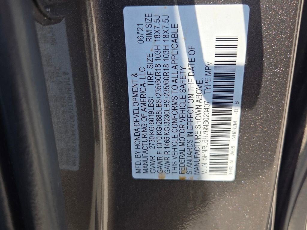 2022 Honda Odyssey EX-L
