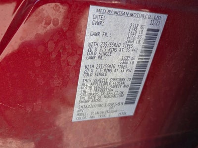 2024 Nissan Murano Platinum FWD
