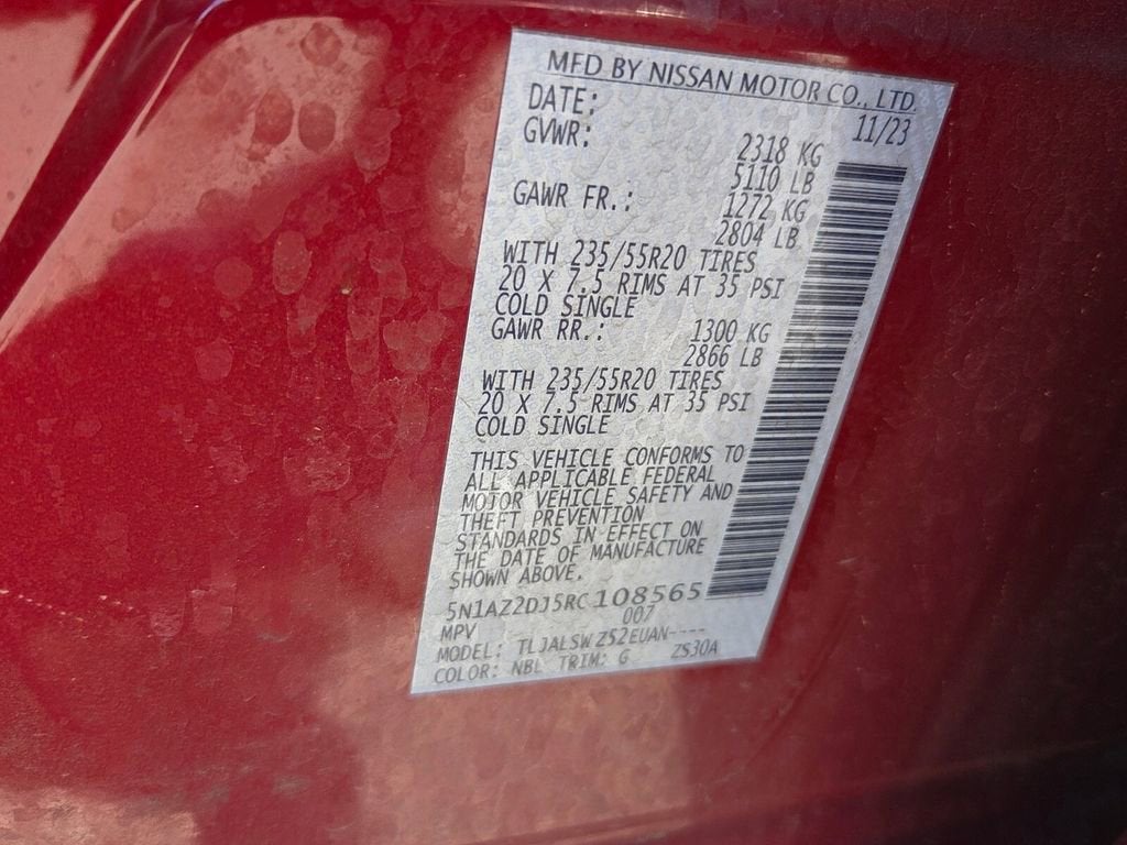 2024 Nissan Murano Platinum FWD