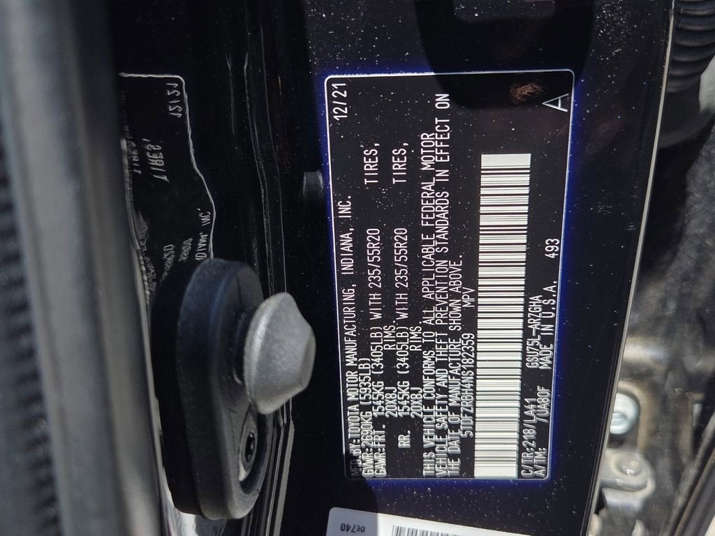 2022 Toyota Highlander Platinum