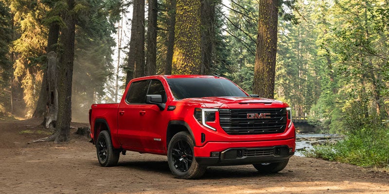 2026 GMC Sierra 1500 lineup highlighting multiple trim options and bold exterior styling